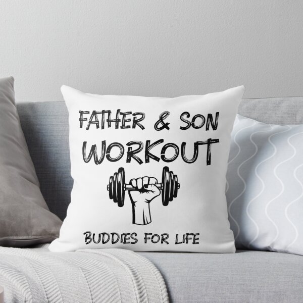 Item preview, Father & Son Workout Buddies for Life (Dark Print) designed and sold by vinwin1.