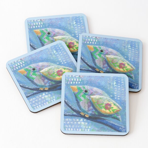 Item preview, Quirky Bird - Blue designed and sold by quirkeebird.