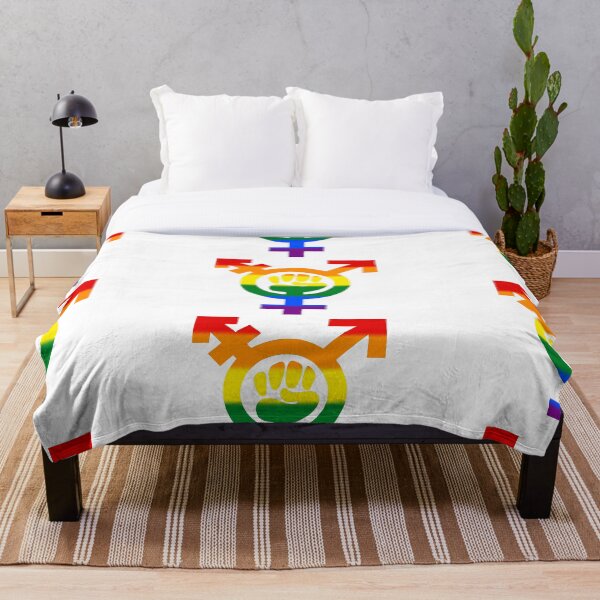 Aperçu de l'œuvre Arc en ciel de symbole trans créée et vendue par Chronically-art.
