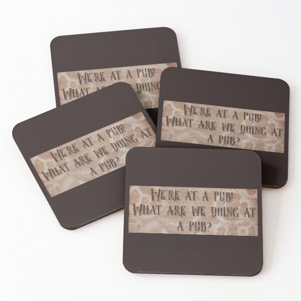 Item preview, We're at a pub! What are we doing at a pub? designed and sold by ShadowSparkPub.