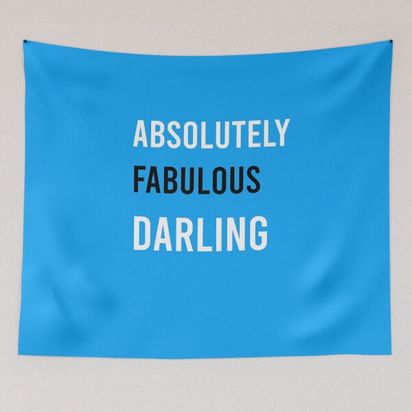 Item preview, Blue Absolutely Fabulous Darling designed and sold by DamaliePierre.