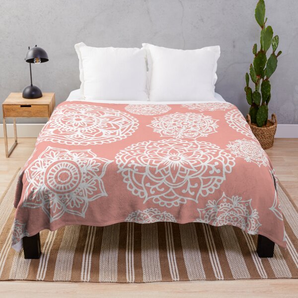 Item preview, Pink and White Mandala Pattern designed and sold by Julie Erin Designs.