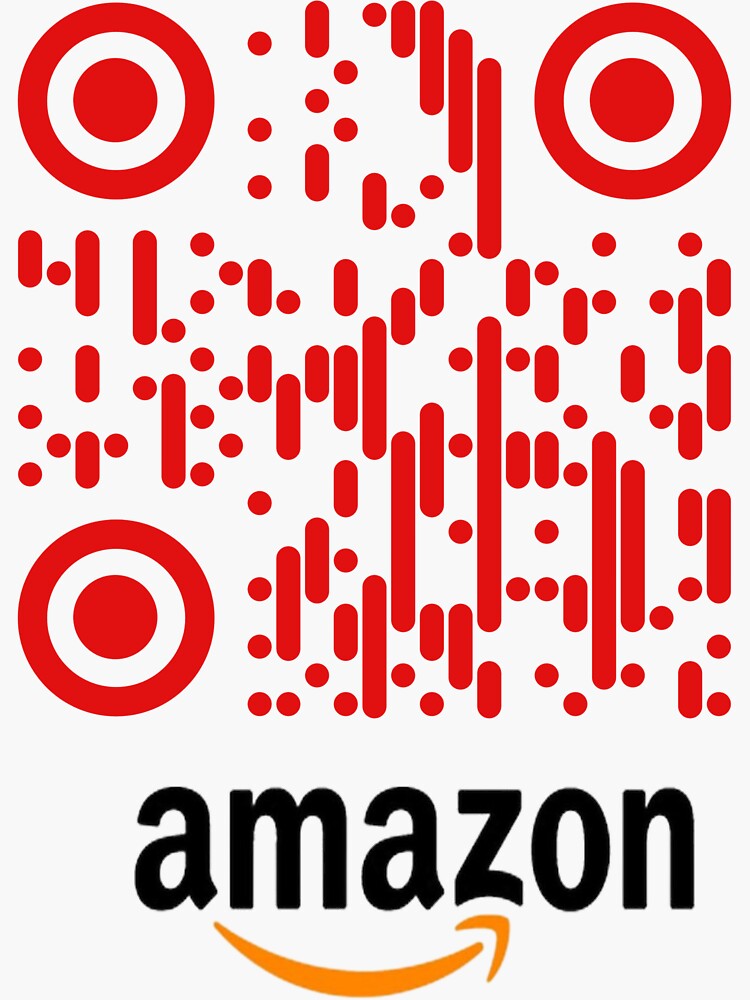 "Amazon QR Code" Sticker for Sale by JoseAguilarm Redbubble