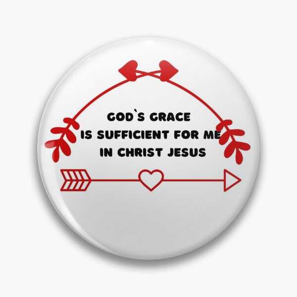 Item preview, God's Grace Is Sufficient designed and sold by doodle3Dandy.