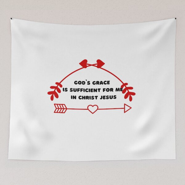 Item preview, God's Grace Is Sufficient designed and sold by doodle3Dandy.