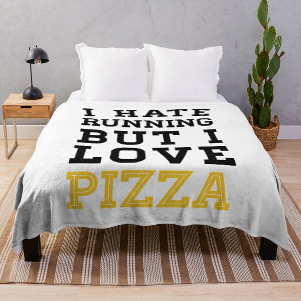 Item preview, I Hate Running But I Love Pizza designed and sold by anthonymzubia.