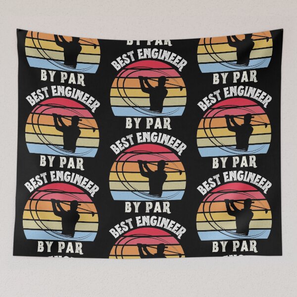 Item preview, Engineer Golf player gifts, Best Engineer on the Back Nine, Vintage Sunset Design for Golfer Engineer designed and sold by AmazingEcraft.