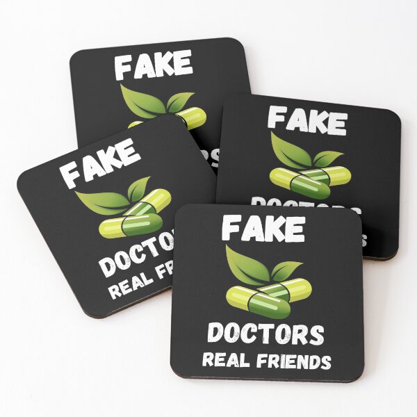 Item preview,  Fake doctors real friends designed and sold by Designhub14.