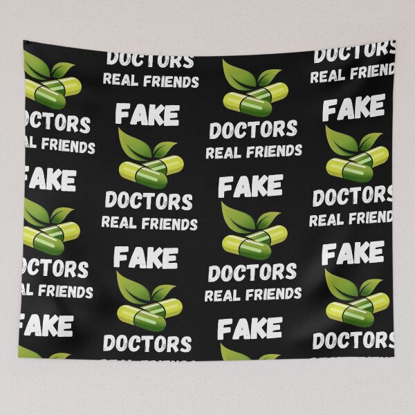 Item preview,  Fake doctors real friends designed and sold by Designhub14.