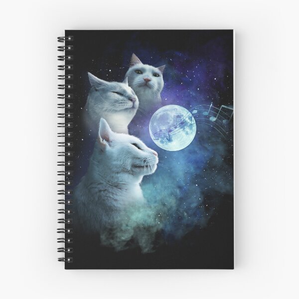 Item preview, Cat Vibing Meme / Galaxy Cats / Three Cat Moon / CatJAM designed and sold by coolintent.