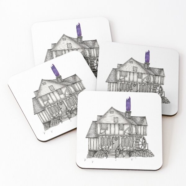 Item preview, Hocus Pocus Sanderson Sisters Cottage A5 Art Print | Hocus Pocus Print | Halloween Art Print | Hocus Pocus Art Print | Halloween Gifts designed and sold by OnyxFalls.