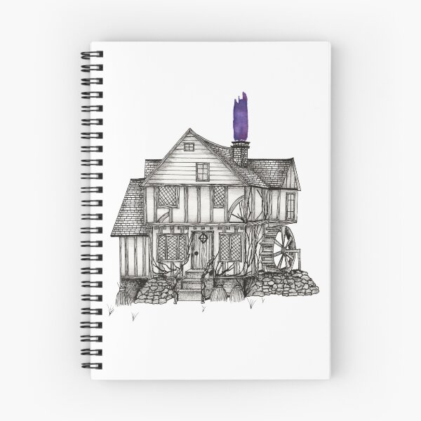 Item preview, Hocus Pocus Sanderson Sisters Cottage A5 Art Print | Hocus Pocus Print | Halloween Art Print | Hocus Pocus Art Print | Halloween Gifts designed and sold by OnyxFalls.