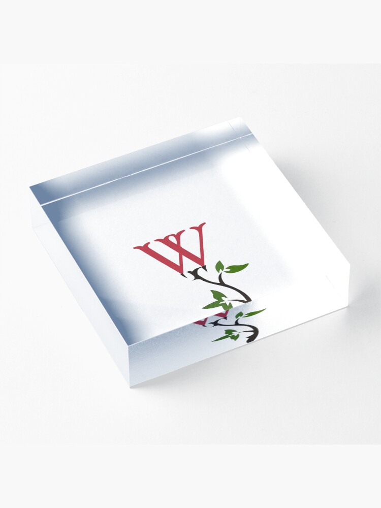 Alternate view of Wrongdoing Magazine Logo Collection Acrylic Block