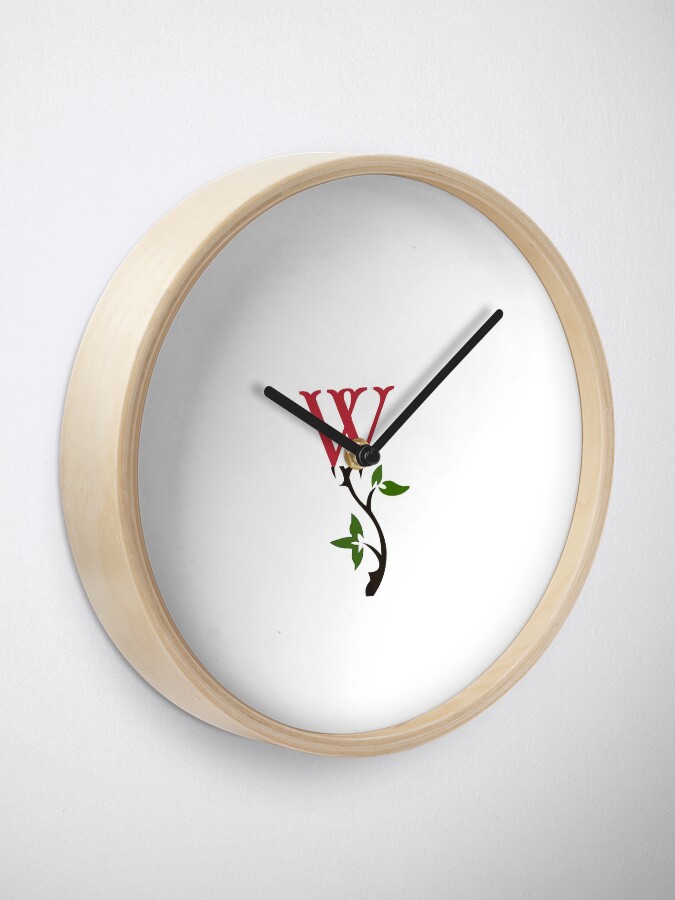 Alternate view of Wrongdoing Magazine Logo Collection Clock