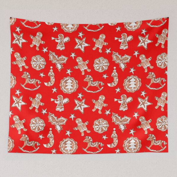 Item preview,  Christmas patterns with gingerbread designed and sold by Openspace2020.