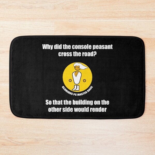 Item preview, WHY DID THE CONSOLE PEASANT CROSS THE ROAD designed and sold by PatternTree.
