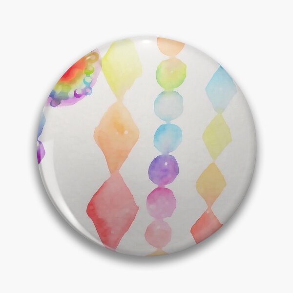 Item preview, healing DNA rainbow strand Chakra watercolor painting  designed and sold by Stephanie  Skeem.