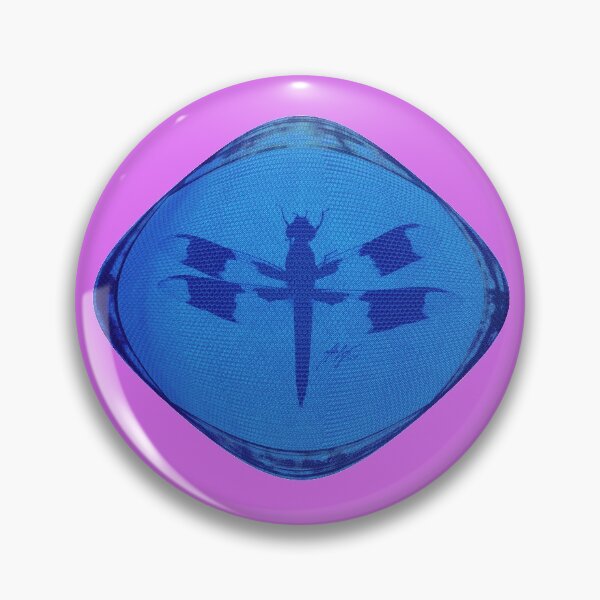 Item preview, Dragonfly Dragon's Eye with Blue Bubblewrap Pattern designed and sold by Michael Cotto.