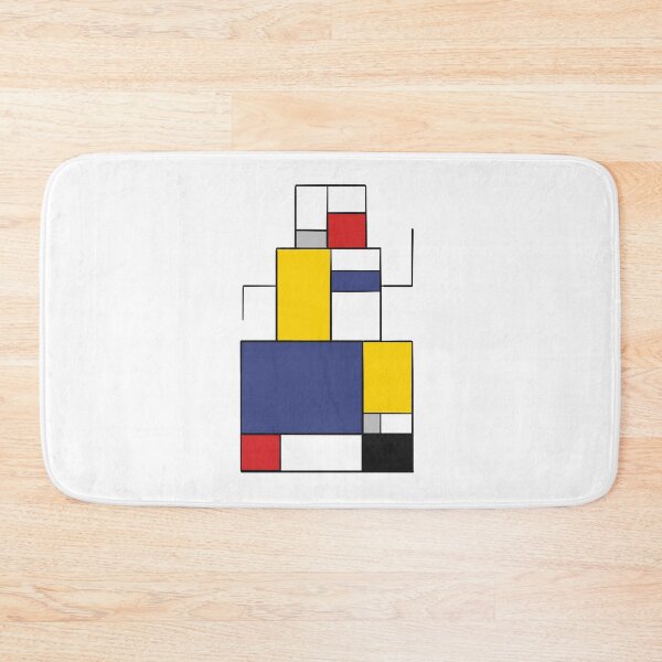 Item preview, Color Block Style Snowman designed and sold by Katie Morris Art.