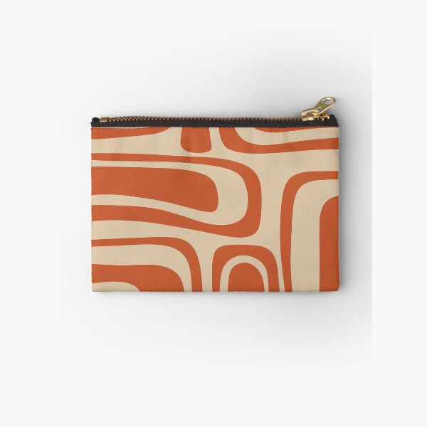 Artikelvorschau, Palm Springs Retro Midcentury Modern Abstract Pattern in Mid Mod Burnt Orange und Beige entworfen und verkauft von kierkegaard.