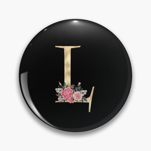 Item preview, Gold Letter L  With Garden Flowers | Floral Wedding Letters designed and sold by SerendipityNow.