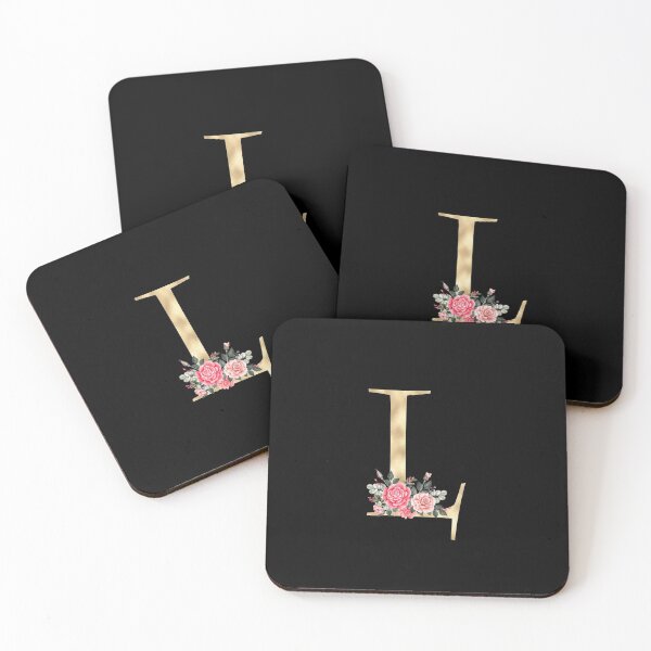 Item preview, Gold Letter L  With Garden Flowers | Floral Wedding Letters designed and sold by SerendipityNow.