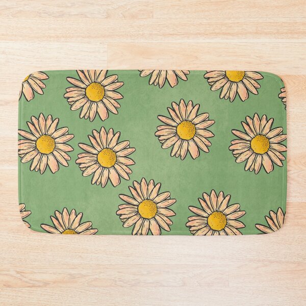 Item preview, Green Daisy Springtime Pattern designed and sold by WriteTheRainbow.