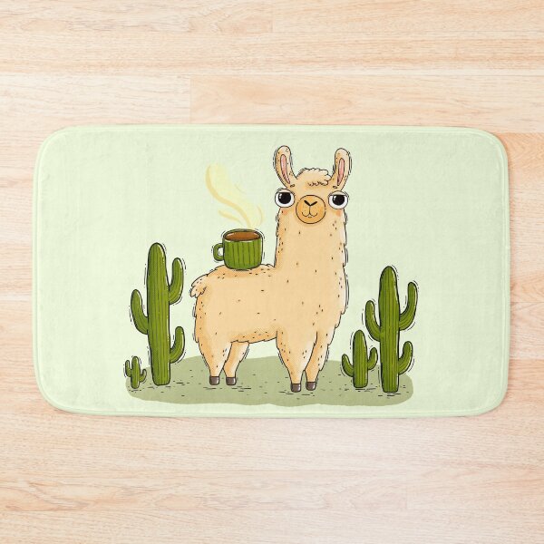 Item preview, Llama and cactuses designed and sold by taniasamoshkina.