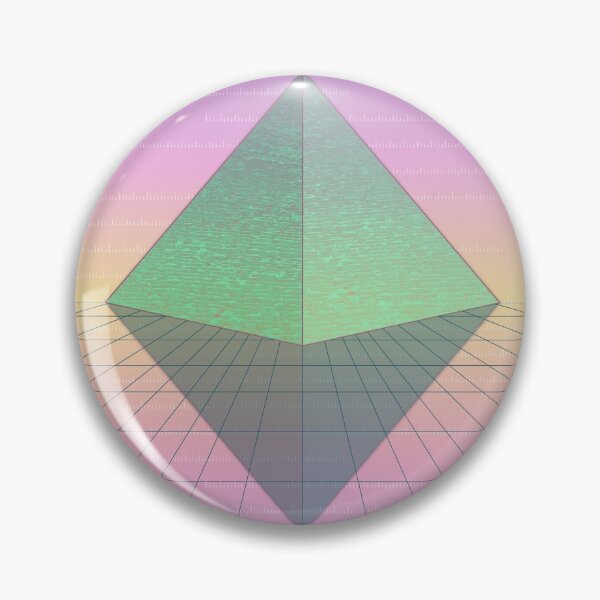 Item preview, Pastel Desert Pyramid  designed and sold by Punderstandable.