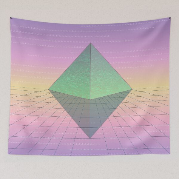 Item preview, Pastel Desert Pyramid  designed and sold by Punderstandable.