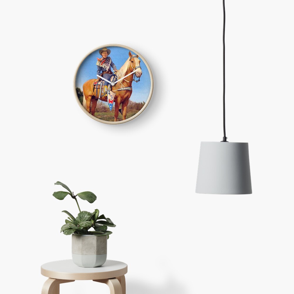Roy Rogers Clock