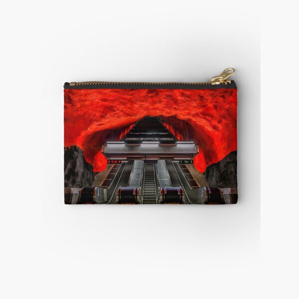 Item preview, Red and black Stockholm Metro station in Sweden designed and sold by SvetlanaSF.