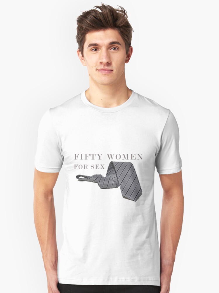 Alternate view of Fifty Women For Sex Slim Fit T-Shirt