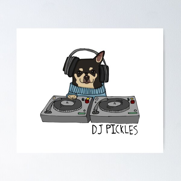 Item preview, DJ Pickles designed and sold by sisselonpaper.