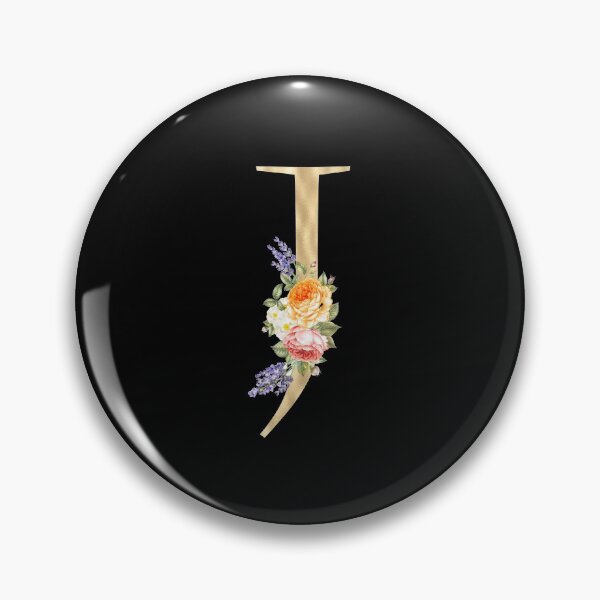 Item preview, Gold Letter J  With Garden Flowers | Floral Wedding Letters designed and sold by SerendipityNow.