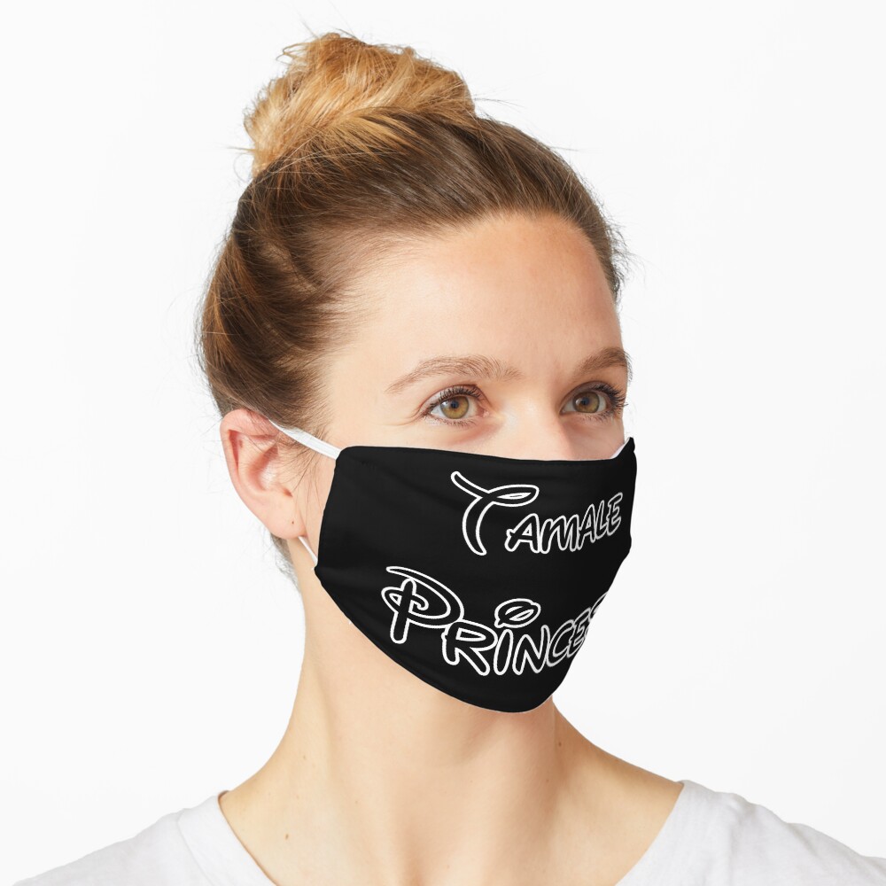 Tamale Princess - Black Letters Mask