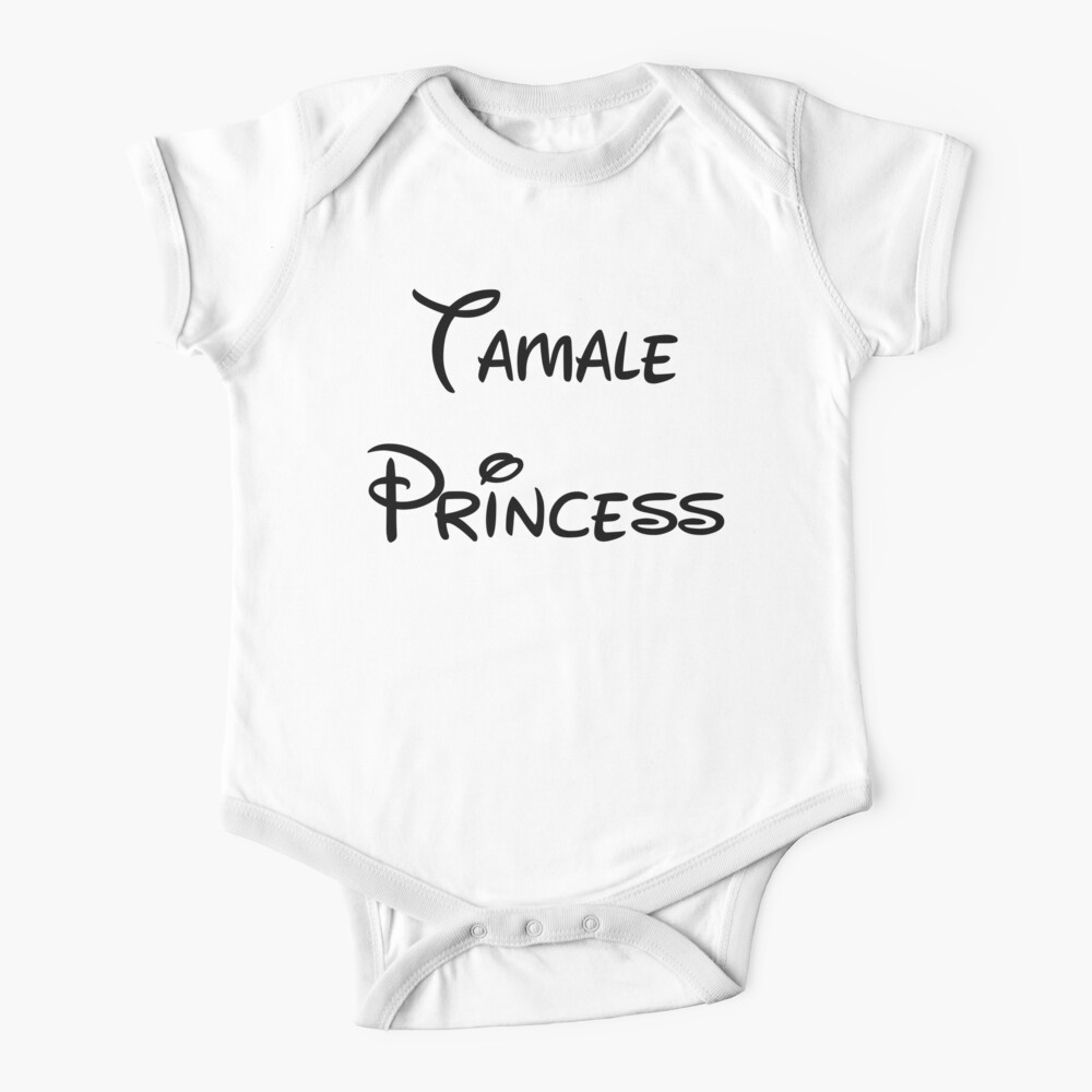 Tamale Princess - Black Letters Baby One-Piece