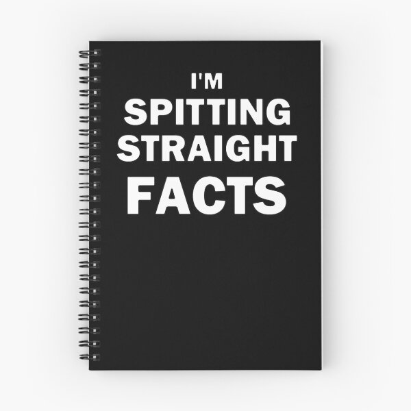 Item preview, I'm Spitting Straight Facts White Text designed and sold by bebopboop.