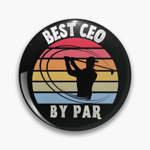 Item preview, CEO Golf player gifts, Best CEO on the Back Nine, Vintage Sunset Design for Golfer CEO designed and sold by AmazingEcraft.