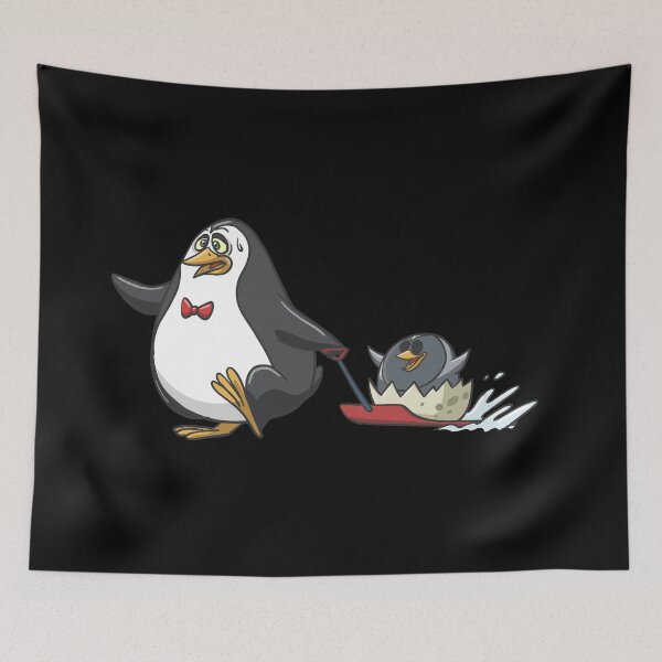Item preview, Father dragging kid uphill on a sled designed and sold by Monkey Ful.