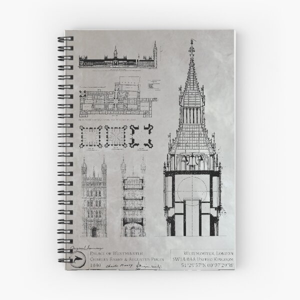 Item preview, Palace of Westminster Architecture Plans [A] designed and sold by T44BluePrints.