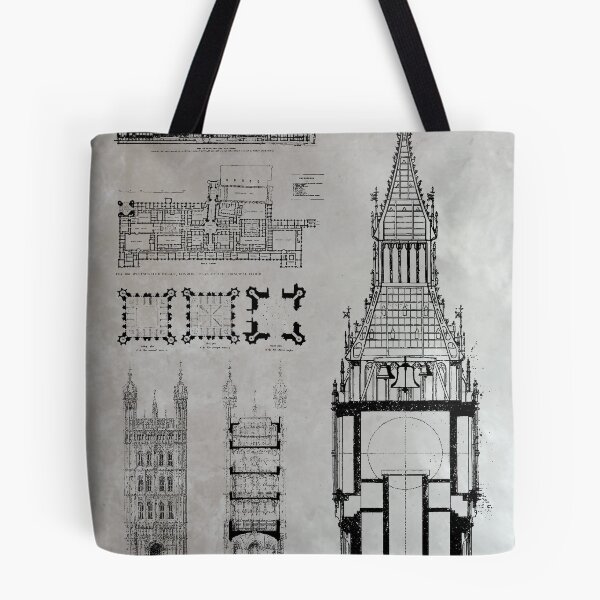 Item preview, Palace of Westminster Architecture Plans [A] designed and sold by T44BluePrints.
