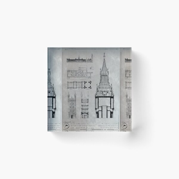 Item preview, Palace of Westminster Architecture Plans [A] designed and sold by T44BluePrints.