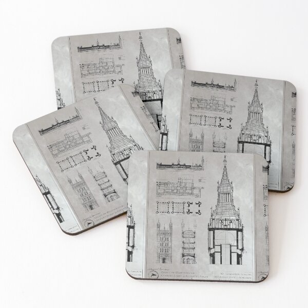 Item preview, Palace of Westminster Architecture Plans [A] designed and sold by T44BluePrints.