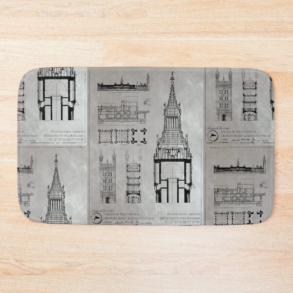 Item preview, Palace of Westminster Architecture Plans [A] designed and sold by T44BluePrints.