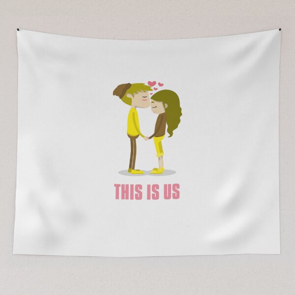 Item preview, This is us- cute couple design designed and sold by josephsteez.