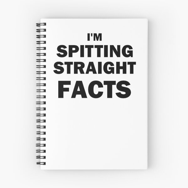 Item preview, I'm Spitting Straight Facts BlackText designed and sold by bebopboop.
