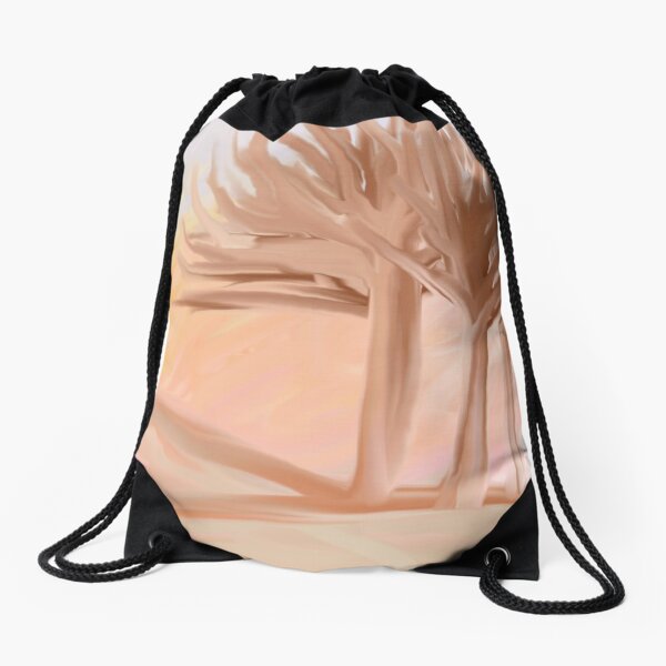 Trees Whispering By Loure Bussey Drawstring Bag
