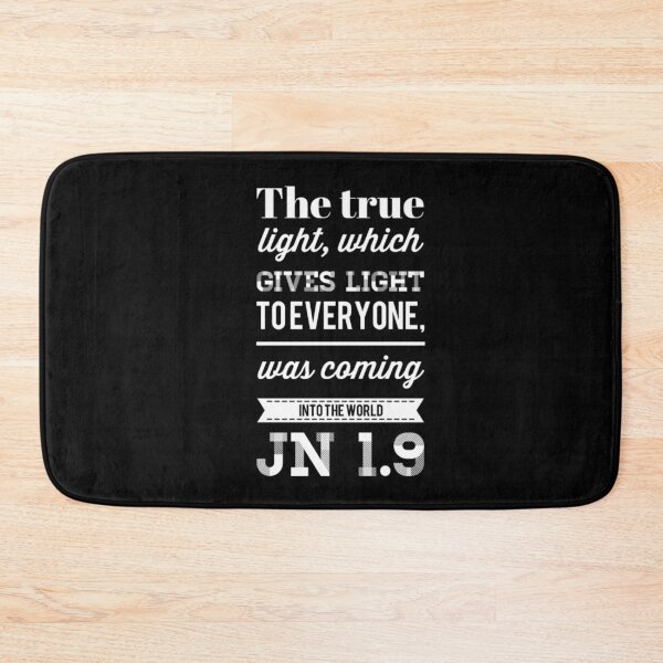 Item preview, The true light was coming into the world. John 1:9 designed and sold by AndArte.