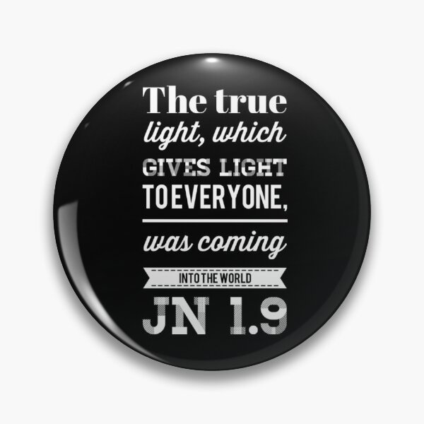 Item preview, The true light was coming into the world. John 1:9 designed and sold by AndArte.